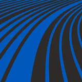 HOYA graphic blue lines