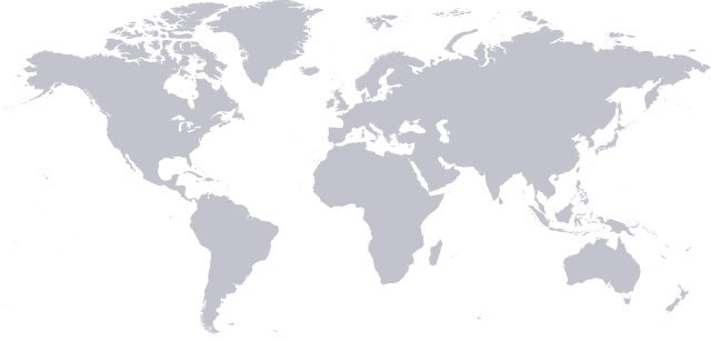 Grey world map