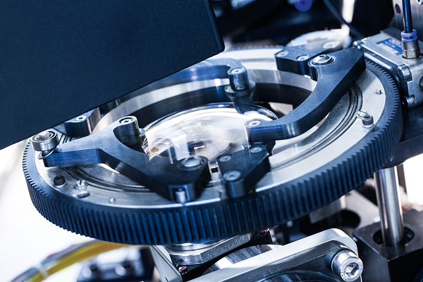 Hoya Vision the tailored lens solution eyeglass lens in machine