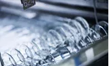 Rows of Hoya Vision eyeglass lenses 
