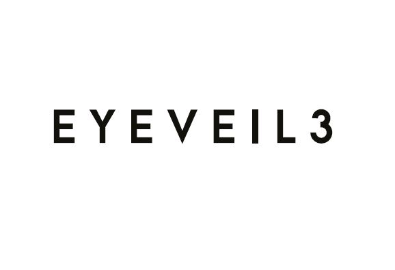White background with black eyeveil logo